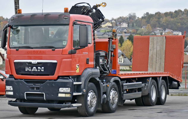 MAN TGS 35.360 * HIAB 166 E - 2 HIDUO + PILOT * STAN BDB