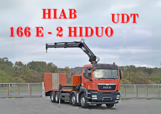 MAN TGS 35.360 * HIAB 166 E - 2 HIDUO + PILOT * STAN BDB