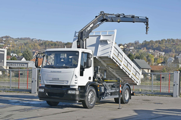 Iveco Eurocargo 180E28* WYWROTKA 4,40 m + HIAB 122 B-2 DUO * STAN BDB