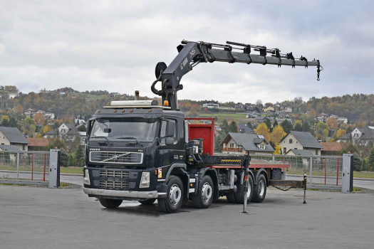 Volvo FM 440 * PLATFORMA 7,30 m * HIAB 377 E - 7 HIDUO + PILOT / 8x4