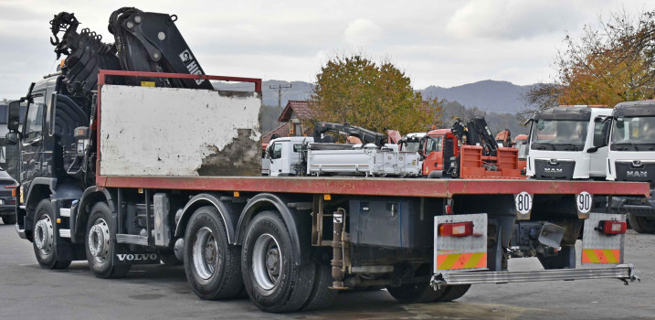 Volvo FM 440 * PLATFORMA 7,30 m * HIAB 377 E - 7 HIDUO + PILOT / 8x4