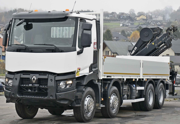 Renault C 430 * SKRZYNIA 7,20m * HIAB X - HIDUO 228 ES - 4 + PILOT / 8x4