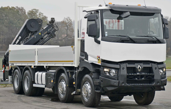 Renault C 430 * SKRZYNIA 7,20m * HIAB X - HIDUO 228 ES - 4 + PILOT / 8x4