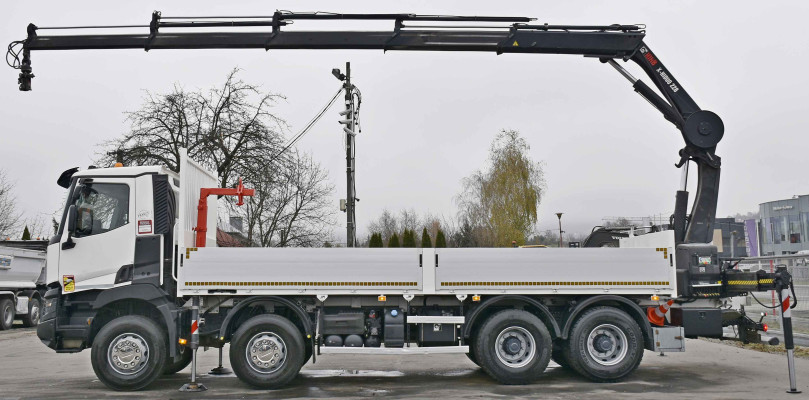 Renault C 430 * SKRZYNIA 7,20m * HIAB X - HIDUO 228 ES - 4 + PILOT / 8x4