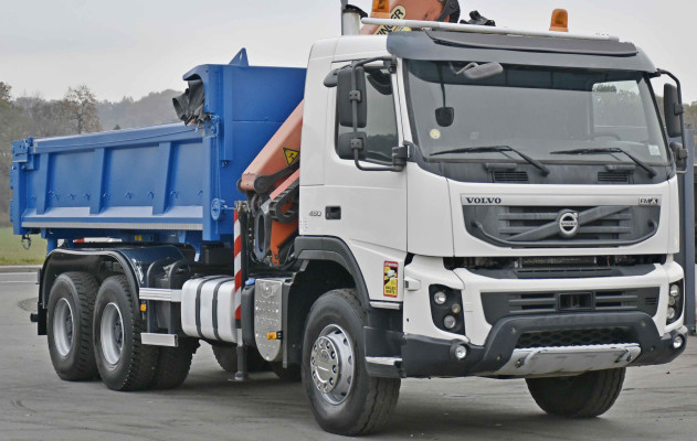 Volvo FMX 450 * WYWROTKA 5,10 m + PK 14002 - EH B + PILOT / 6x4