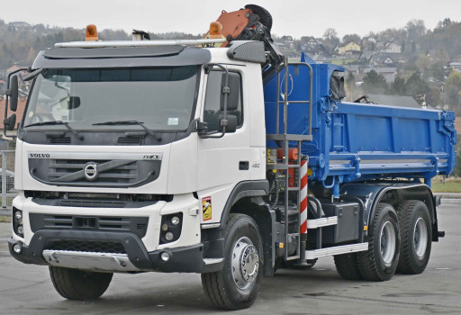 Volvo FMX 450 * WYWROTKA 5,10 m + PK 14002 - EH B + PILOT / 6x4