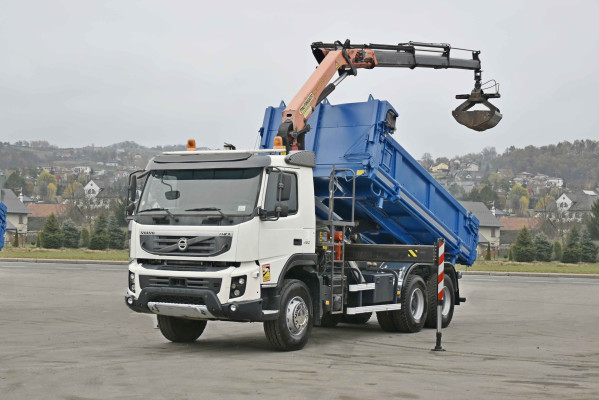 Volvo FMX 450 * WYWROTKA 5,10 m + PK 14002 - EH B + PILOT / 6x4