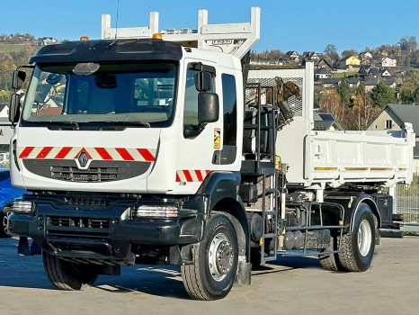 Renault KERAX 370 * WYWROTKA 4,70m + BORDMATIC * FASSI F130A.23 + PILOT