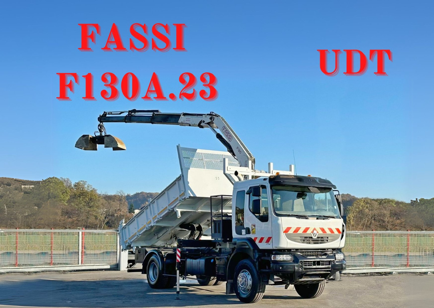 Renault KERAX 370 * WYWROTKA 4,70m + BORDMATIC * FASSI F130A.23 + PILOT