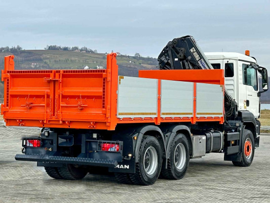 MAN TGS 26.400 * WYWROTKA 5,40m *HIAB 166 ES-3 HIPRO + PILOT * 6x4*STAN BDB