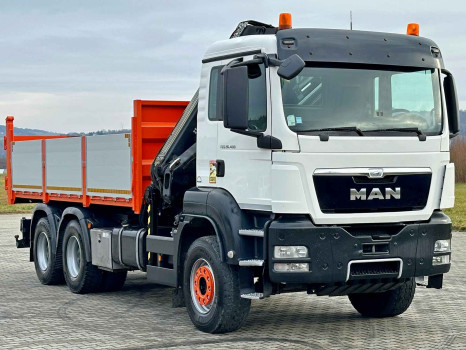 MAN TGS 26.400 * WYWROTKA 5,40m *HIAB 166 ES-3 HIPRO + PILOT * 6x4*STAN BDB