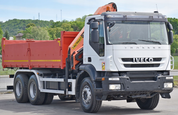 Iveco TRAKKER 360 * WYWROTKA 5,60m + PK15500/PILOT/ 6x4