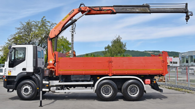 Iveco TRAKKER 360 * WYWROTKA 5,60m + PK15500/PILOT/ 6x4