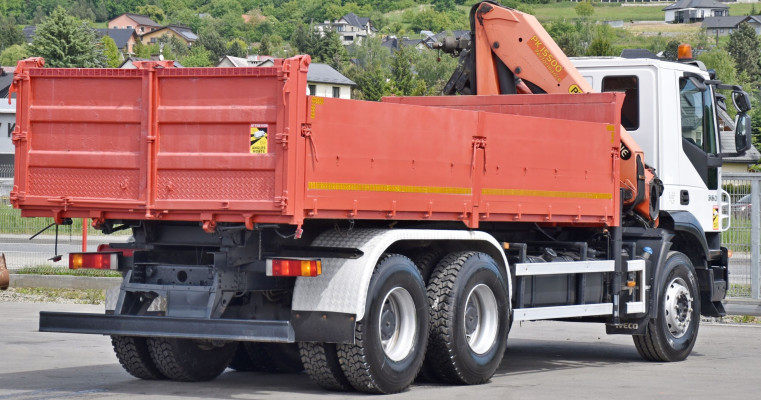 Iveco TRAKKER 360 * WYWROTKA 5,60m + PK15500/PILOT/ 6x4