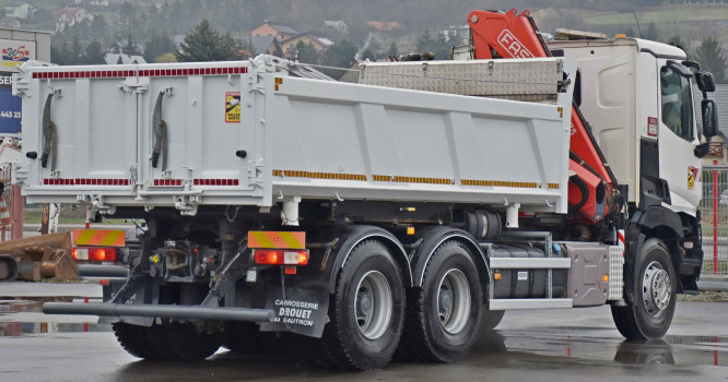 RENAULT C 380 * WYWROTKA 5,10 m + FASSI F175.0.2 + PILOT * STAN BDB! /6x4