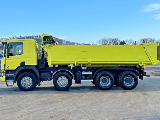 SCANIA P 400 * WYWROTKA 5,90 m + BORDMATIC / 8x4