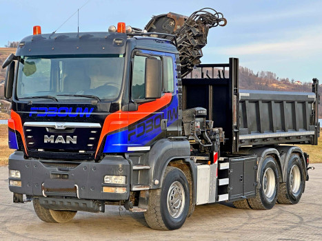 MAN TGS 33.480 * WYWROTKA 4,20 m * HIAB 288 EP - 4 HIDUO + PILOT / 6x4