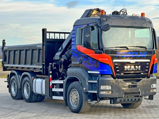 MAN TGS 33.480 * WYWROTKA 4,20 m * HIAB 288 EP - 4 HIDUO + PILOT / 6x4