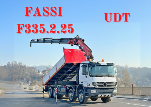 Mercedes Actros 3244 * FASSI F335A.2.25 + PILOT / 8x4