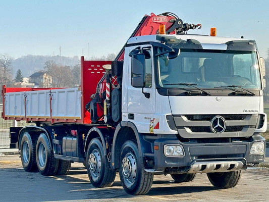 Mercedes Actros 3244 * FASSI F335A.2.25 + PILOT / 8x4