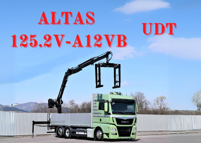 MAN TGX 26.440 SKRZYNIA 6,60m *ATLAS 125.2V-A12VB * STAN BDB