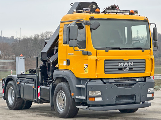 MAN TGA 18.400 *Ciągnik siodłowy * HIAB 322 EP - 5 HIPRO + PILOT * STAN BDB