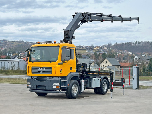 MAN TGA 18.400 *Ciągnik siodłowy * HIAB 322 EP - 5 HIPRO + PILOT * STAN BDB