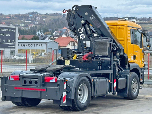 MAN TGA 18.400 *Ciągnik siodłowy * HIAB 322 EP - 5 HIPRO + PILOT * STAN BDB