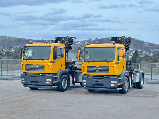 MAN TGA 18.400 *Ciągnik siodłowy * HIAB 322 EP - 5 HIPRO + PILOT * STAN BDB