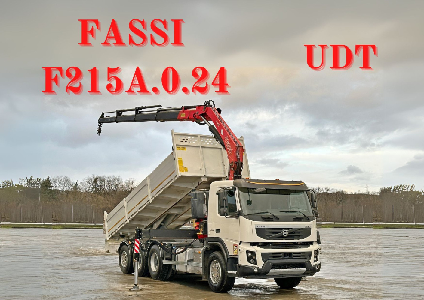 Volvo FMX 450 * WYWROTKA 6,50 m + FASSI F215A.0.24 + PILOT / 8x4