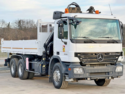 Mercedes Actros 2636* HIAB 144 DS - 4 HIDUO + PILOT/ 6x4