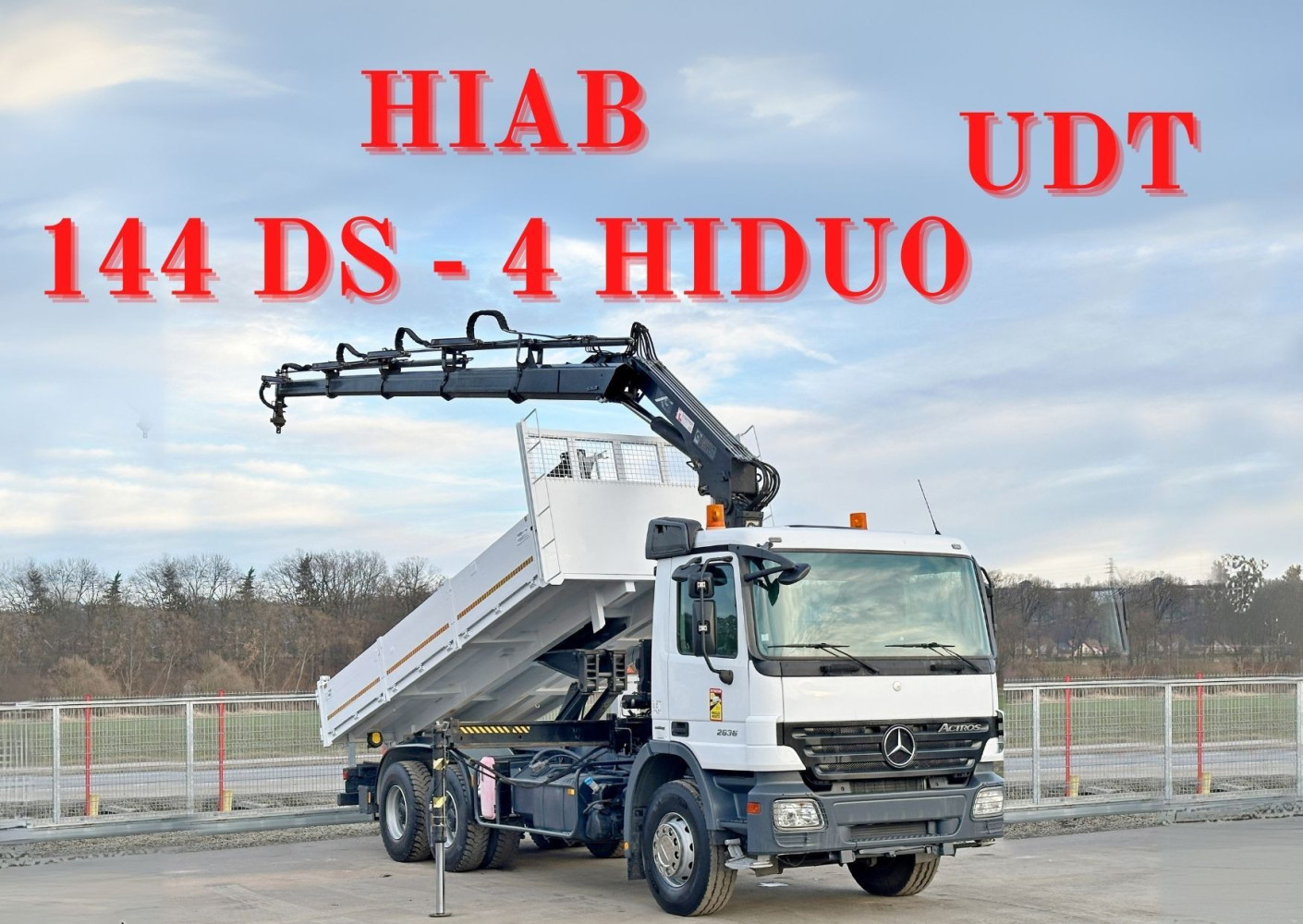 Mercedes Actros 2636* HIAB 144 DS - 4 HIDUO + PILOT/ 6x4