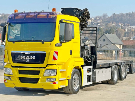 MAN TGS 26.440 * PLATFORMA 6,25 m * HIAB 322 EP - 5 HIDUO + PILOT *STAN BDB