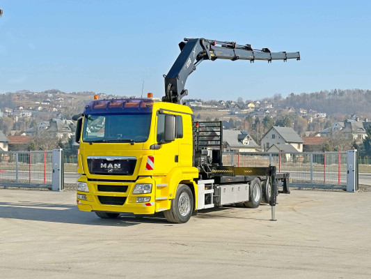 MAN TGS 26.440 * PLATFORMA 6,25 m * HIAB 322 EP - 5 HIDUO + PILOT *STAN BDB