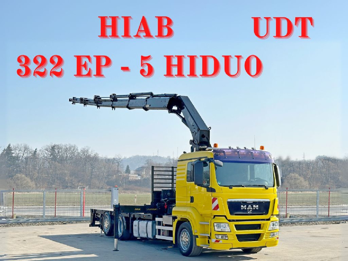 MAN TGS 26.440 * PLATFORMA 6,25 m * HIAB 322 EP - 5 HIDUO + PILOT *STAN BDB