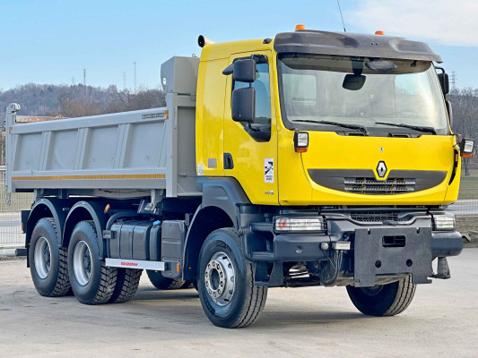 Renault Kerax 460 DXI * WYWROTKA 5,20m + BORDMATIC / 6x4