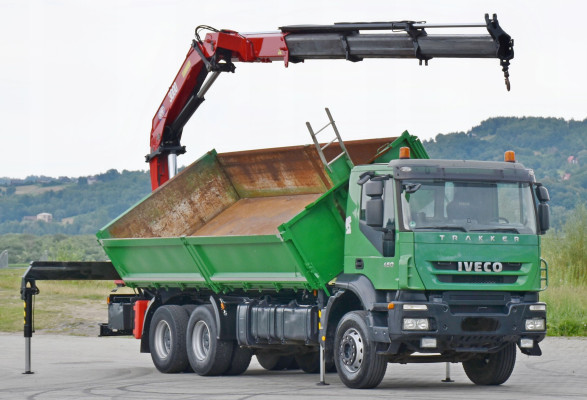 Iveco TRAKKER 450 + HMF 3000K3 + PILOT / 6x4