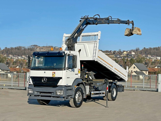 Mercedes AXOR 1828 * HIAB 122 BS - 3 HIDUO + PILOT * STAN BDB