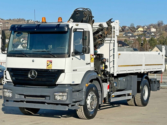 Mercedes AXOR 1828 * HIAB 122 BS - 3 HIDUO + PILOT * STAN BDB