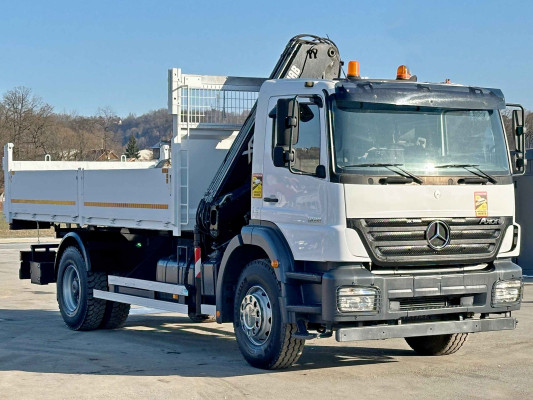 Mercedes AXOR 1828 * HIAB 122 BS - 3 HIDUO + PILOT * STAN BDB