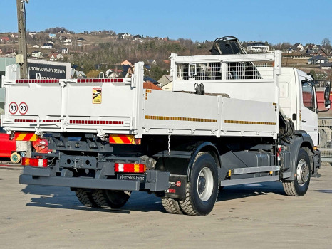 Mercedes AXOR 1828 * HIAB 122 BS - 3 HIDUO + PILOT * STAN BDB