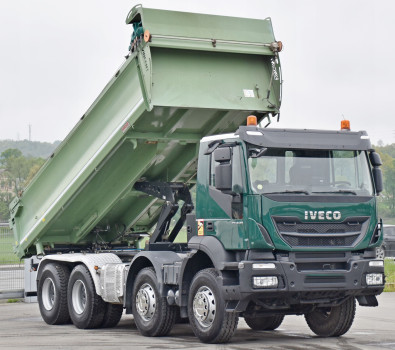 IVECO TRAKKER 410 * Wywrotka 5,90 m + BORDMATIC * 8x4 * STAN BDB