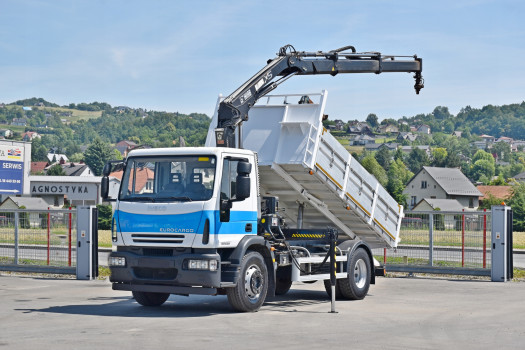 Iveco Eurocargo 180E28 + HIAB 122 B - 2 DUO * STAN BDB