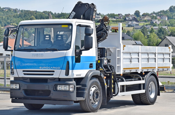 Iveco Eurocargo 180E28 + HIAB 122 B - 2 DUO * STAN BDB