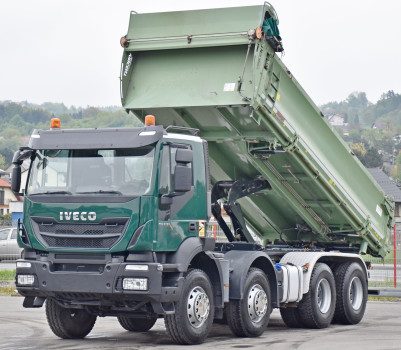 IVECO TRAKKER 410 * Wywrotka 5,90 m + BORDMATIC * 8x4 * STAN BDB