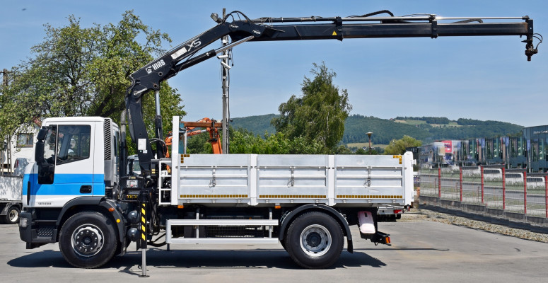 Iveco Eurocargo 180E28 + HIAB 122 B - 2 DUO * STAN BDB