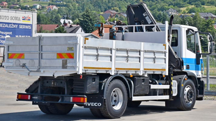 Iveco Eurocargo 180E28 + HIAB 122 B - 2 DUO * STAN BDB