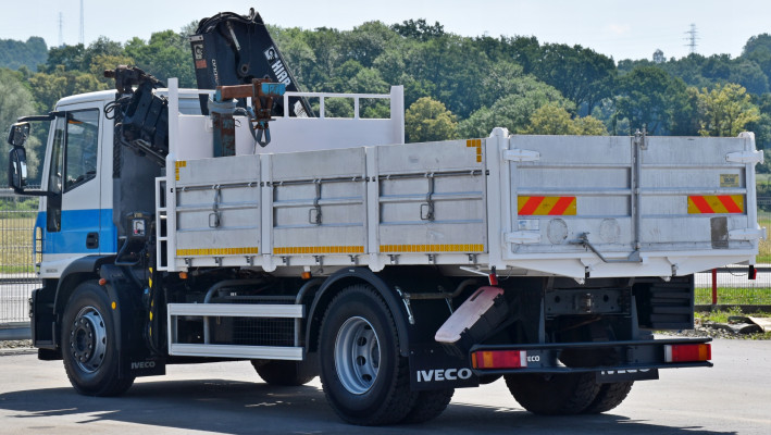 Iveco Eurocargo 180E28 + HIAB 122 B - 2 DUO * STAN BDB