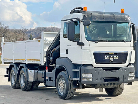 MAN TGS 26.400 *WYWROTKA 5,40m *HIAB 166 ES-3 HIPRO + PILOT * 6x4 *STAN BDB