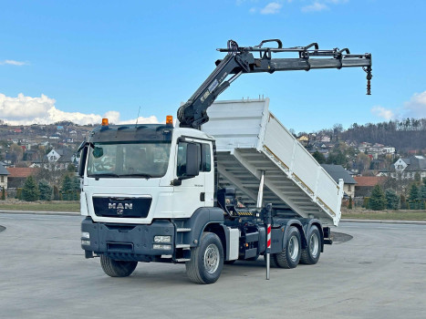 MAN TGS 26.400 *WYWROTKA 5,40m *HIAB 166 ES-3 HIPRO + PILOT * 6x4 *STAN BDB